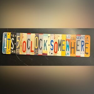 Tin Bar sign. Built to last. Great for bar, man cave, bathroom..